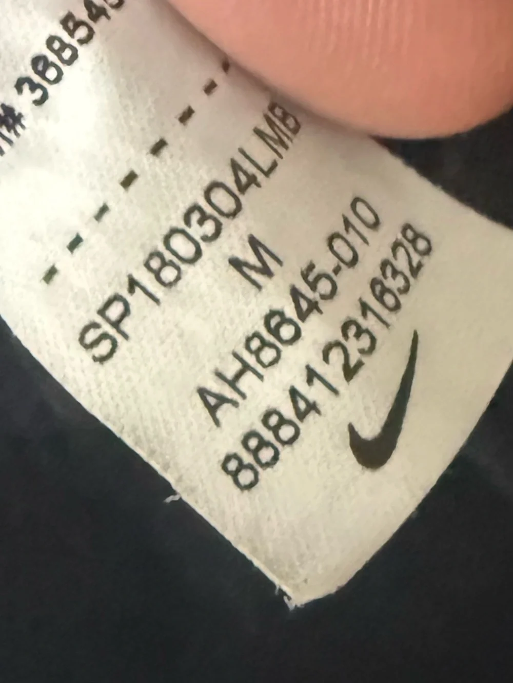 Nike Swoosh Black White Sports Bra Size Medium Removable Pads